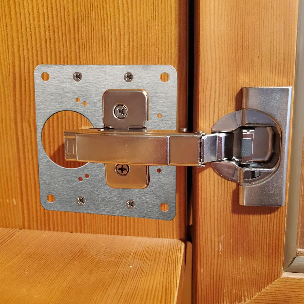 Cabinet Door Hinge Repair Plat - Furniture Hardware Repair ulasan dan harga