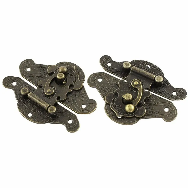 5-20pcs Vintage Metal Hasp Lat - Furniture Hardware Antique ulasan dan harga