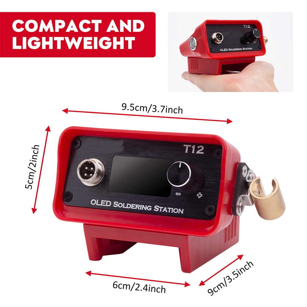 OLED T12 Soldering Iron Statio - Milwaukee Drill M12 Fuel ulasan dan harga