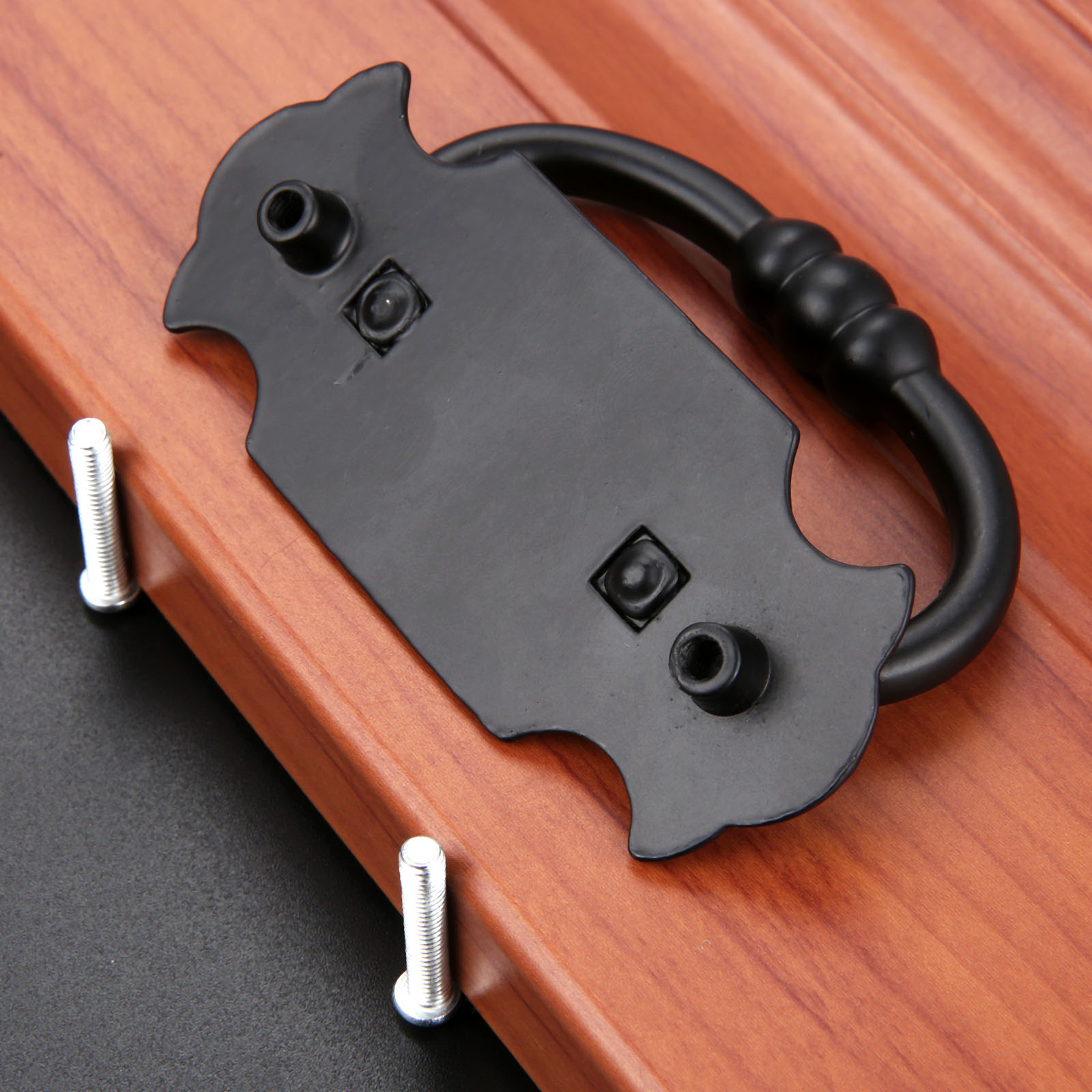 1Pc  88*56mm Black Handle Zinc - Restoration Hardware Furniture Used ulasan dan harga