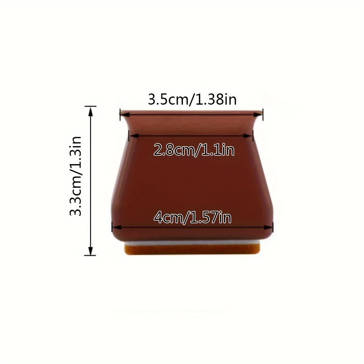 Silicone Edge Wrapped Chair Fo - Furniture Foot Pad ulasan dan harga