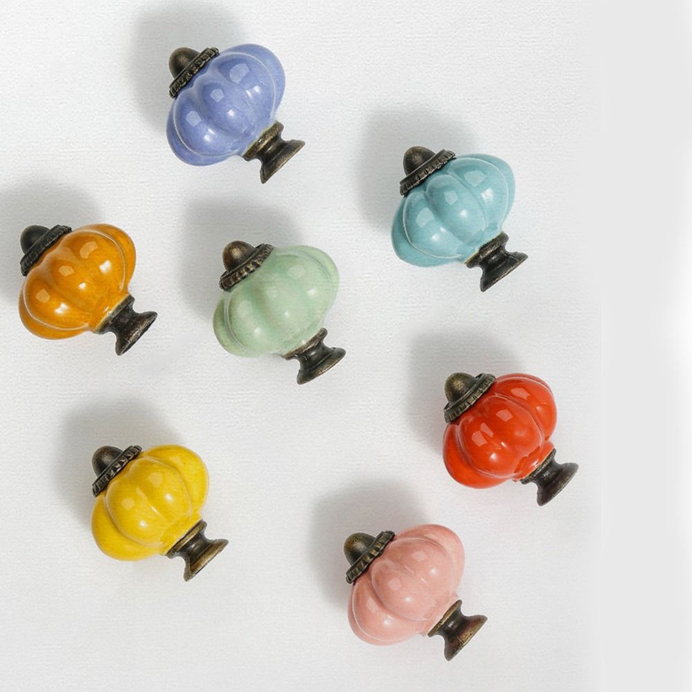 Simple Single Hole Ceramic Pum - Furniture Hardware Knobs ulasan dan harga