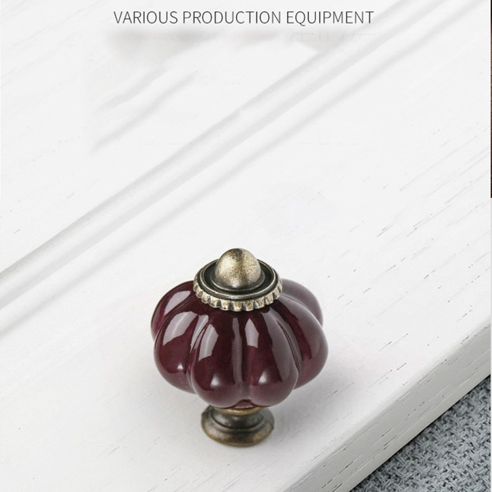 Simple Single Hole Ceramic Pum - Furniture Hardware Knobs ulasan dan harga