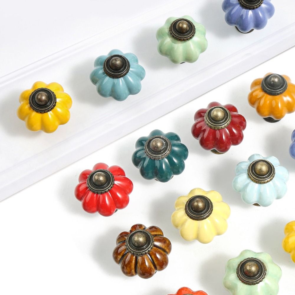 Simple Single Hole Ceramic Pum - Furniture Hardware Knobs ulasan dan harga
