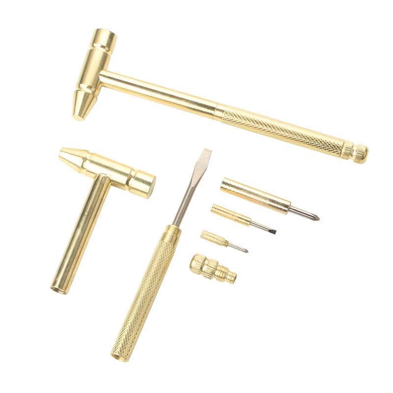 6 In 1 Mini Hammer Screwdriver - Furniture Hardware Repair ulasan dan harga